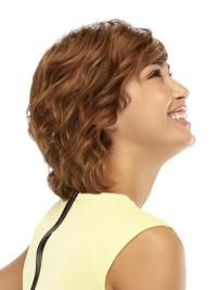 11" Auburn Wavy Wigs Short  – Trendy Medium-Length Human Hair