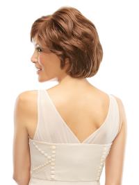 Auburn Short Straight Synthetic Wigs for Women – Capless Design