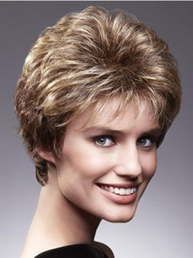 Classic 4 Inch Cropped Wig – Top Quality Human Hair, Wavy Texture