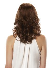 15" Affordable Wavy Human Hair Wig Long – Shoulder Length Wig