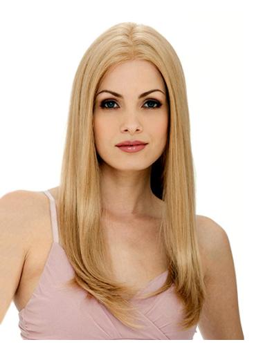 Straight Blonde Layered Wig – Human Hair Top Style Online