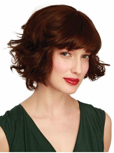 Human Hair Bob Lace Front Wig – 10 Inch Brown Style, Great Deal