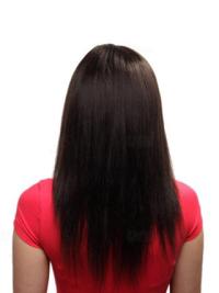 20" Long Human Hair Hand-Tied Wigs –  Mono Cap