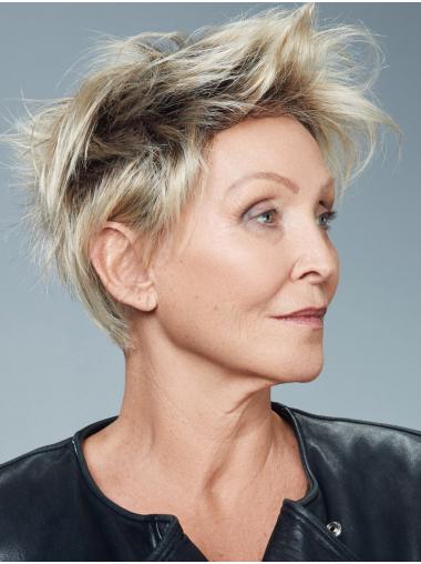 Mono Style 6" Synthetic Wig – Straight Boycut for Trendy Looks
