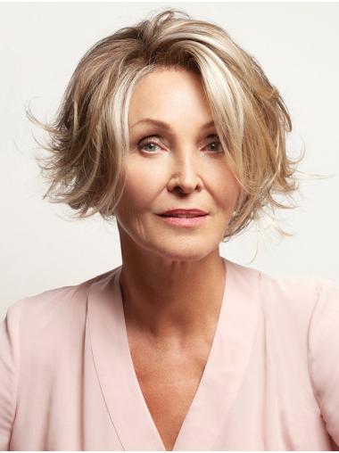 Hand-Tied 10" Mono Wig – Synthetic Chin-Length Style