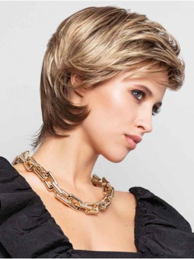 Wavy Synthetic Boycut Wig – Capless, Short Style