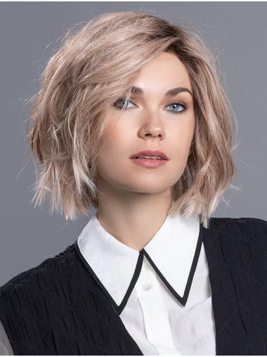 Auburn Wavy Bob Synthetic Wig - Gorgeous Chin Length For Women