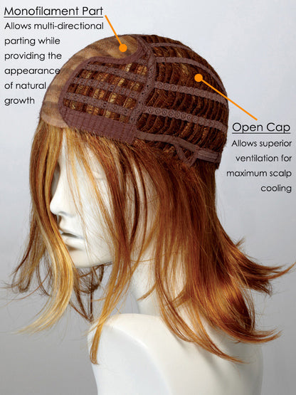 Women’s 4 Inch Short Straight Wig Monofilament Cap Boycut Style
