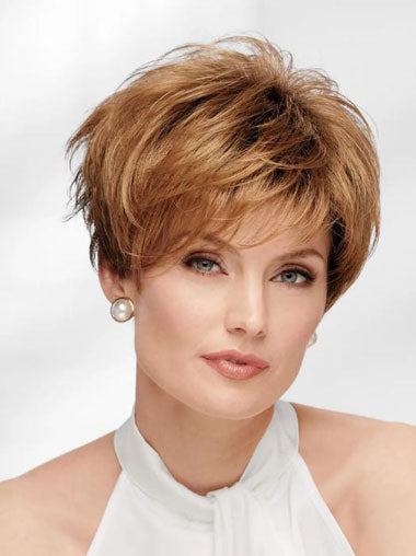 Modern Short Synthetic Wigs Easy to Wear