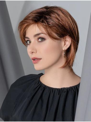 Auburn Bob Wig – 10” Straight Monofilament Design