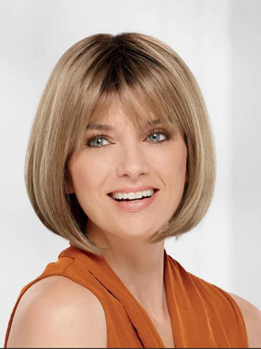 Modern Bob Synthetic Wigs Soft Lightweight