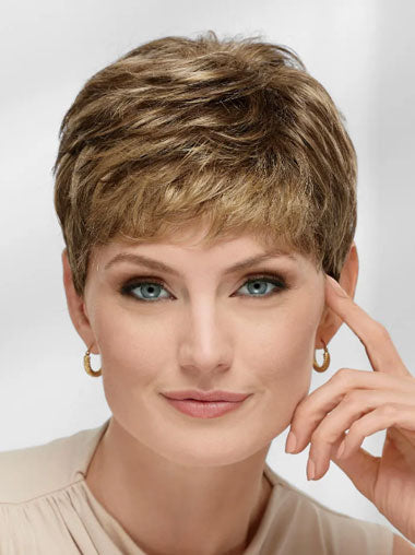 Elegant Women Synthetic Wigs Short Realistic Look