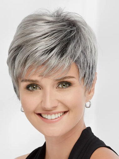 Short Synthetic Wig for Elder Women USA Online