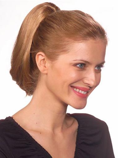 Natural Look Straight Synthetic Soft Ponytail Clip On