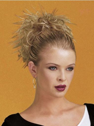 Easy Wear Blonde Synthetic Straight Wigs & Hairpieces