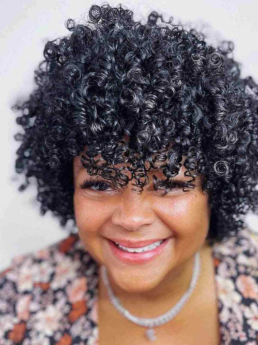 Short Hair Wigs For African American 8"  Kinky Wigs