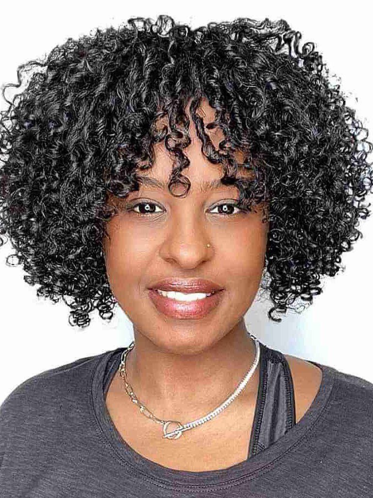 African American Lace Wigs 10" Kinky Black