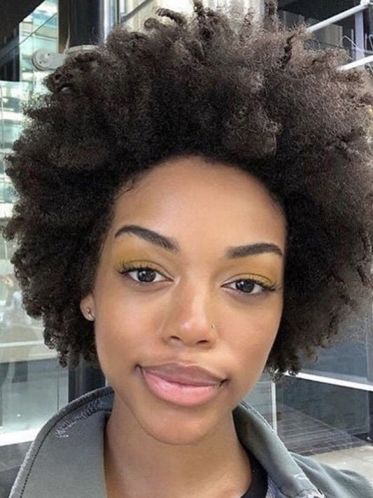 Remy Lace Front Black Wigs for African Women