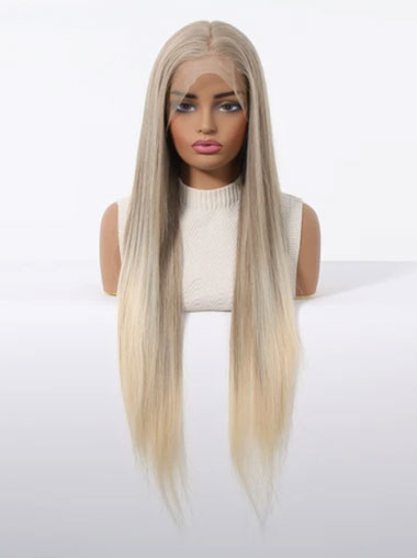 Lace Front Wigs – Synthetic Straight Hair Natural Look