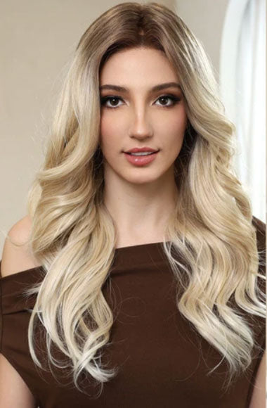 Long Wavy Capless Wig – Glueless Parting Realistic Hair