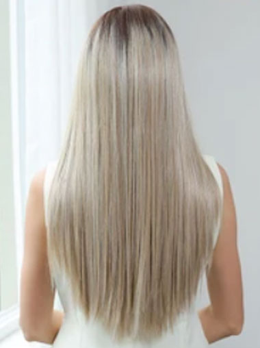 Capless Wig – Long Straight Natural Looking Hair