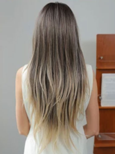 Long Straight Synthetic Wigs – Silky Texture for Women