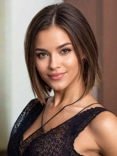 Short Straight Capless Wigs For Caucasian Online