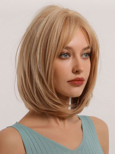 Elegant Synthetic Wig – Natural Looking Daily Wear Hair