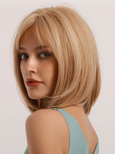 Elegant Synthetic Wig – Natural Looking Daily Wear Hair