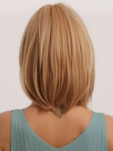 Elegant Synthetic Wig – Natural Looking Daily Wear Hair
