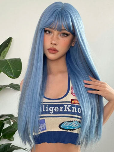 Straight Synthetic Wigs – Natural Hair for White Women