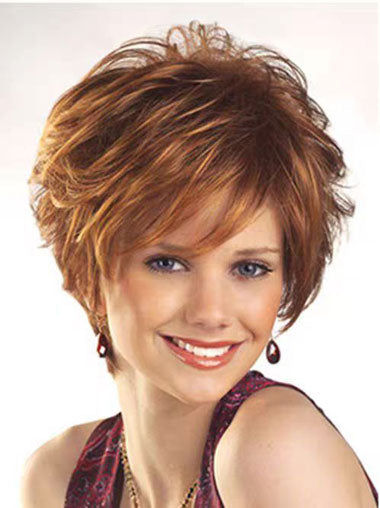 Best Short Synthetic Wig – Brown Hair for Women