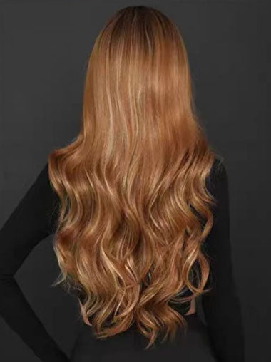 Beautiful Long Synthetic Wig – Shiny Sleek Stylish Natural