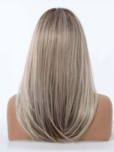 Layered Wig 14 Inch Medium Length Synthetic Hair