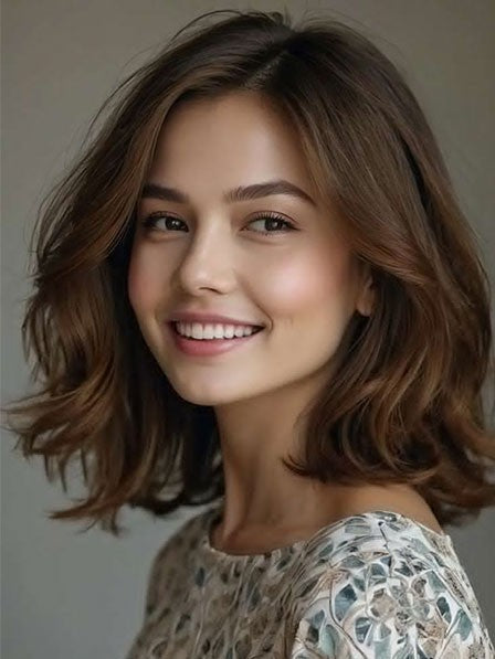 Simple Ladies Synthetic Wig Natural Look for Women