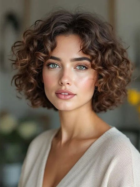 Nice Classic Bob Wig 100% Human Hair Soft
