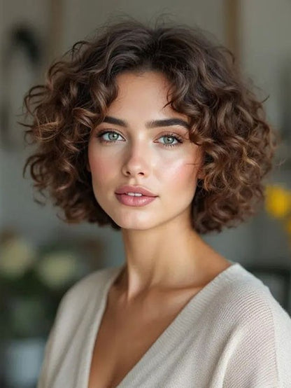 Nice Classic Bob Wig 100% Human Hair Soft