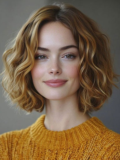 Natural Short Bob Wig 100% Human Hair Must Have Elegant Style