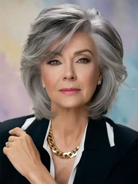 Best Fashion Grey Human Hair Wig for Women – Natural Stylish Look
