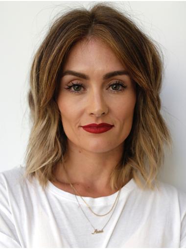 12" Wavy Bob Wig – Synthetic Lace Front, Natural Look