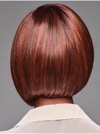 Natural Image 10" Straight Bob Wig – Copper Color, Stylish and Natural Look