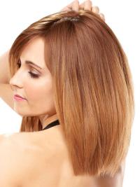 Affordable Auburn Layered Human Hair Wigs For Women Sale