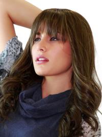 Amazing 22" Long Wavy Human Hair Wigs For Women Sale