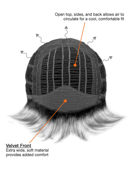 Men’s Stylish Capless Layered Short Wig – Modern Design